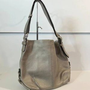 Coach Crossbody Duffle in Silver